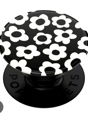 PopSocket Black and White Floral PopGrip*